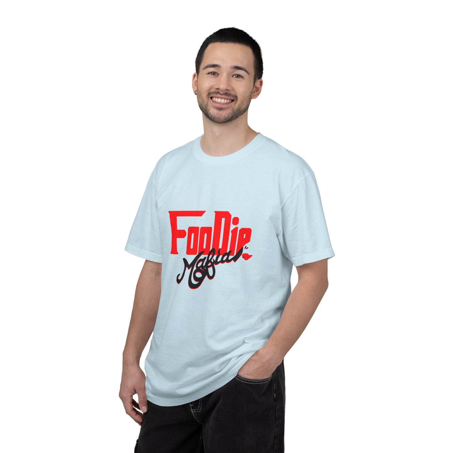 L.O.E.F Red Foodie Mafia Unisex Tee shirt (Black)