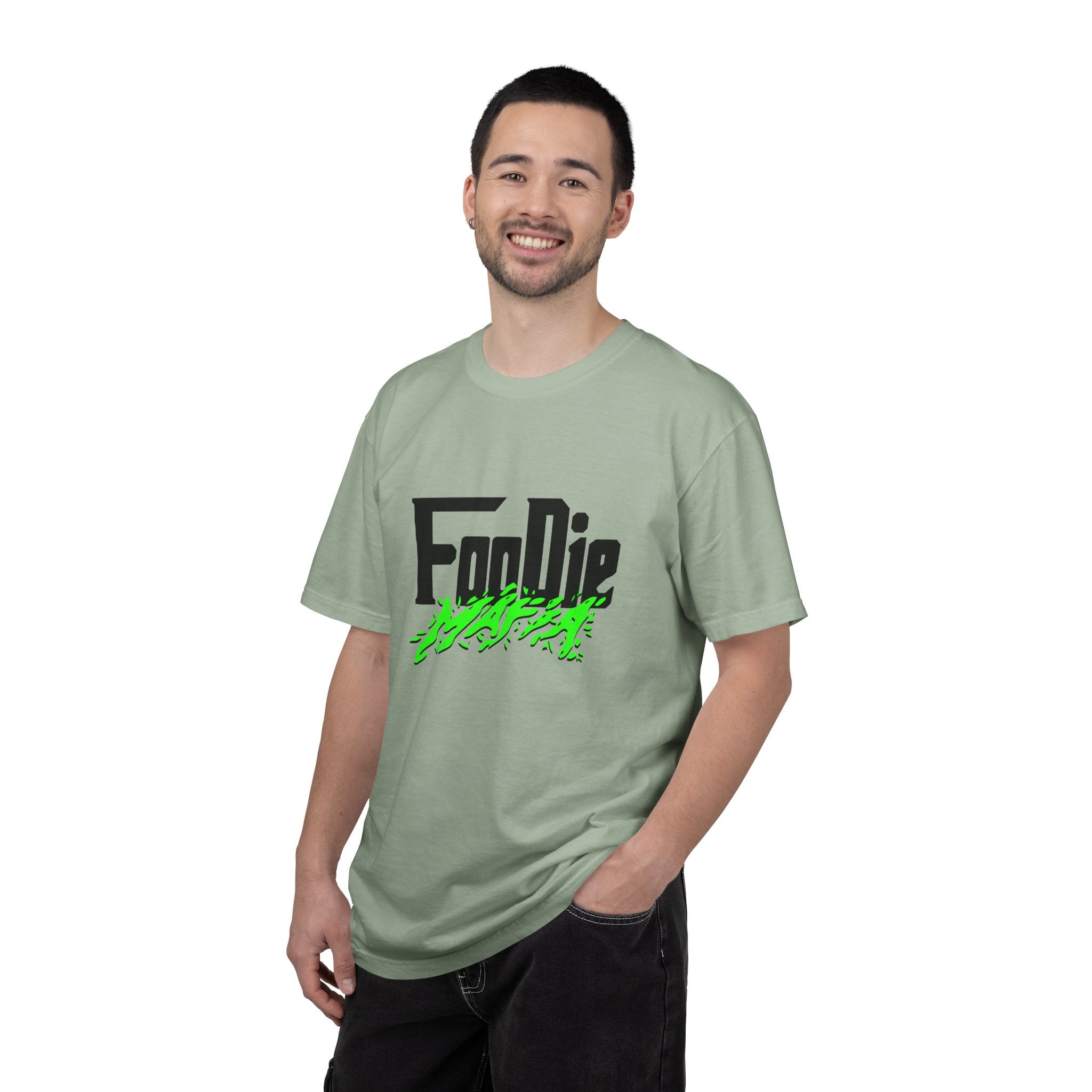 L.O.E.F Foodie Mafia Tee Shirt (Neon Green)