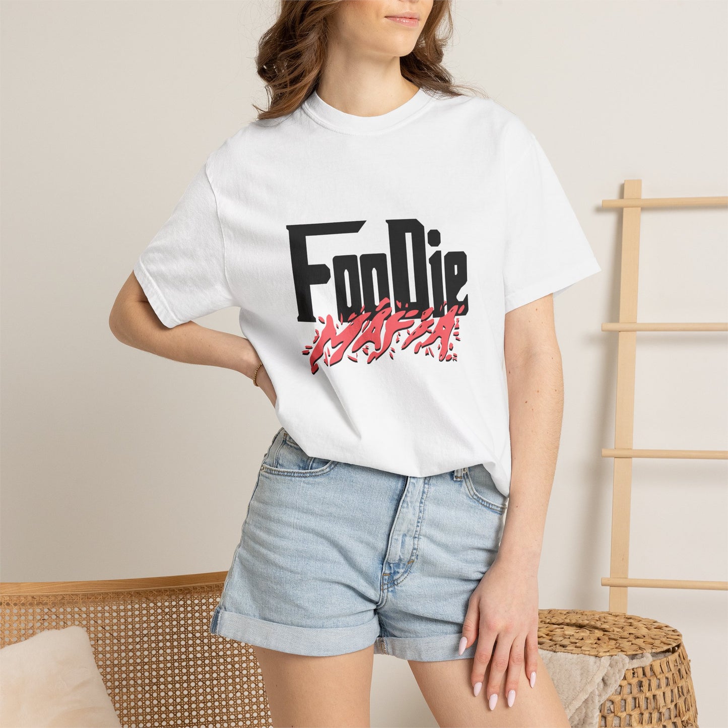 L.O.E.F Foodie Mafia Tee Shirt (Rust)