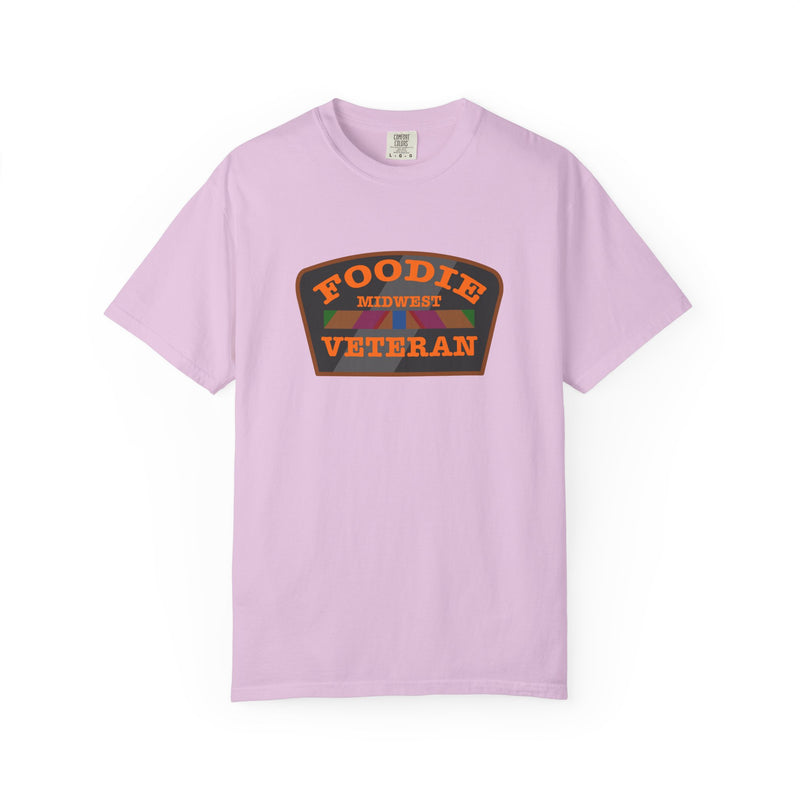L.O.E.F Foodie Veteran MIDWEST Unisex Tee Shirt (Orange)