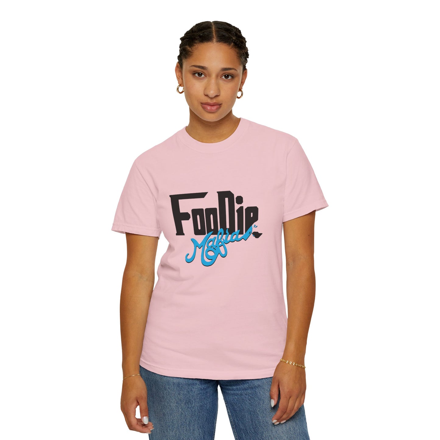 L.O.E.F Foodie Mafia Unisex Tee Shirt (Apricot)