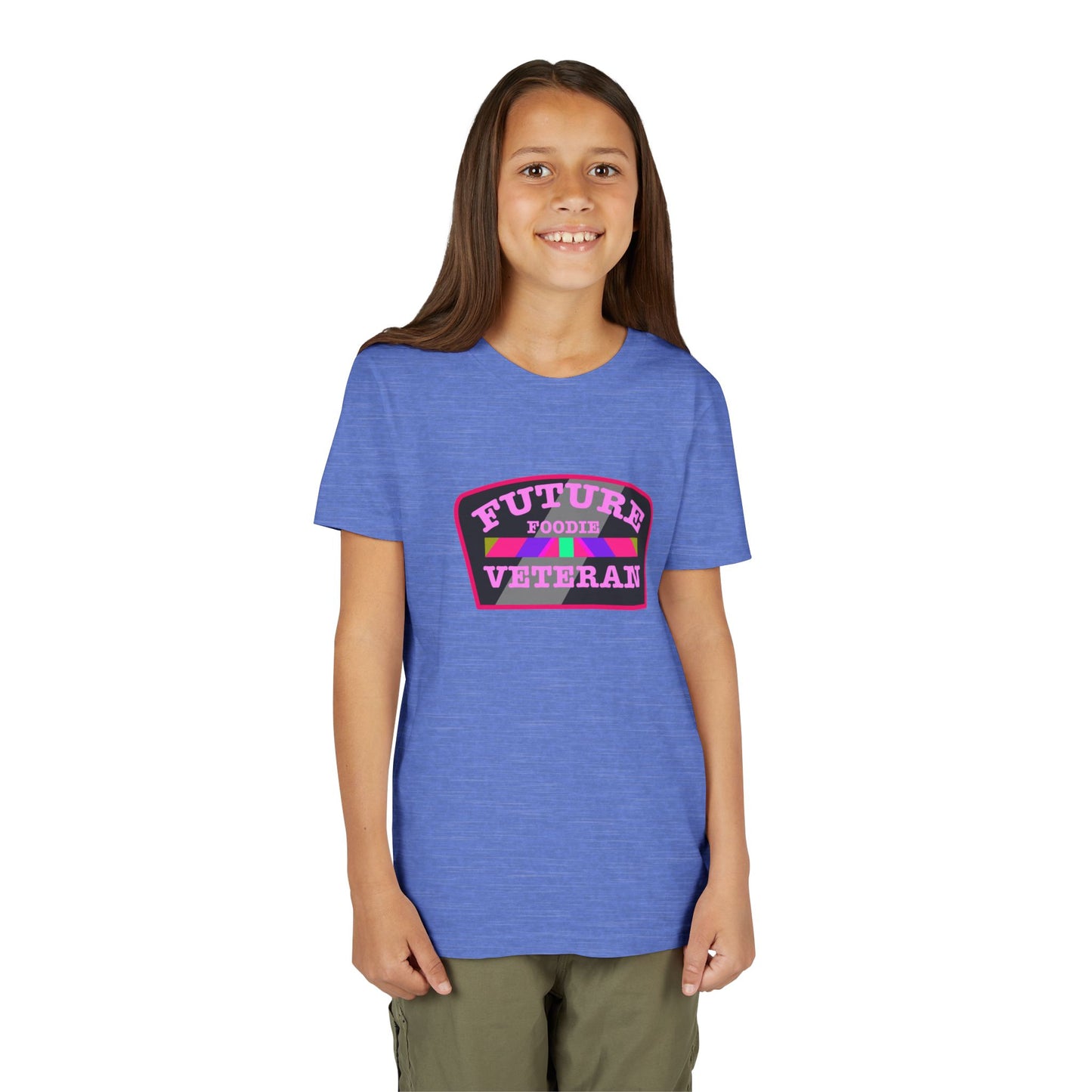 L.O.E.F Future Foodie Veteran Kids Tee Shirt (Pink)