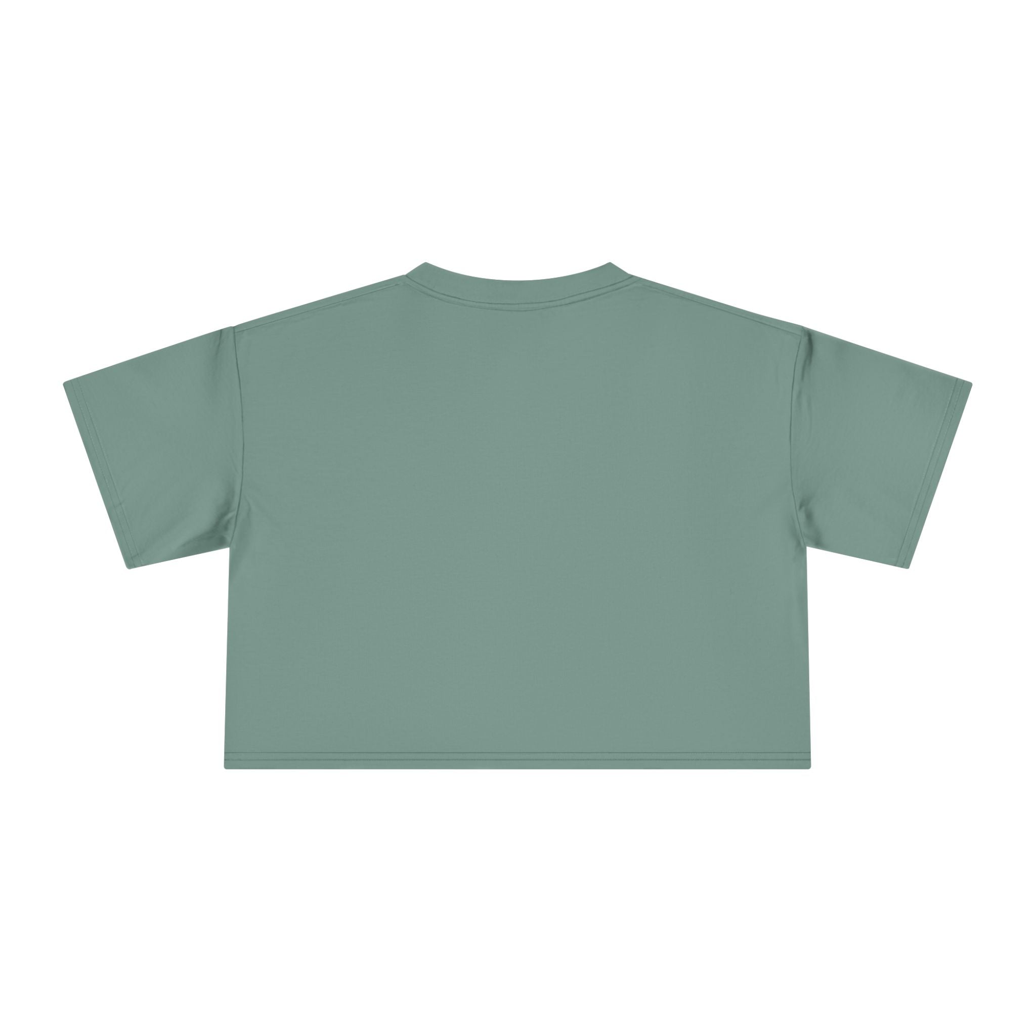 L.O.E.F Women Vegan Foodie Crop Tee (White)