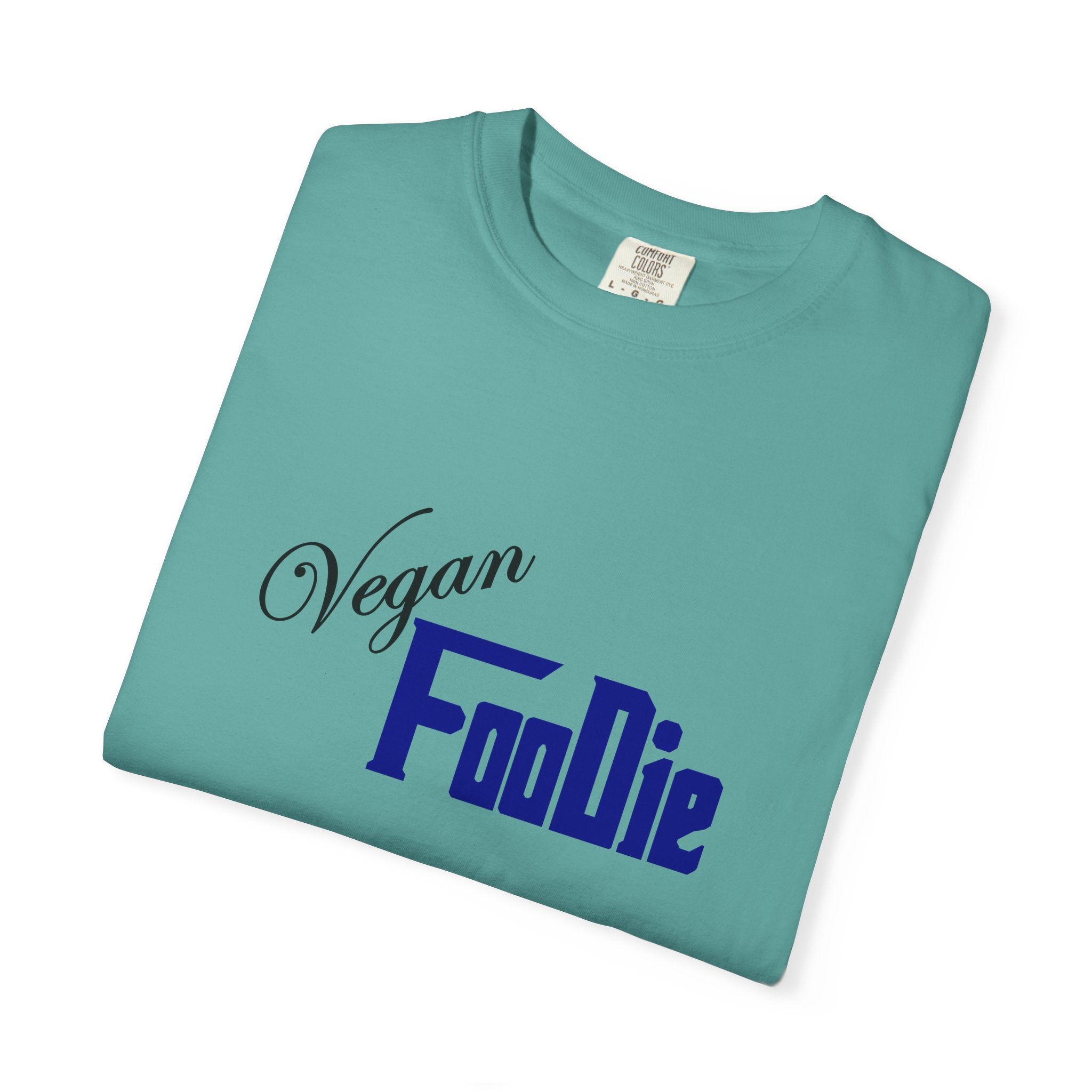 L.O.E.F Unisex Vegan Foodie Tee Shirt (Dark Blue)