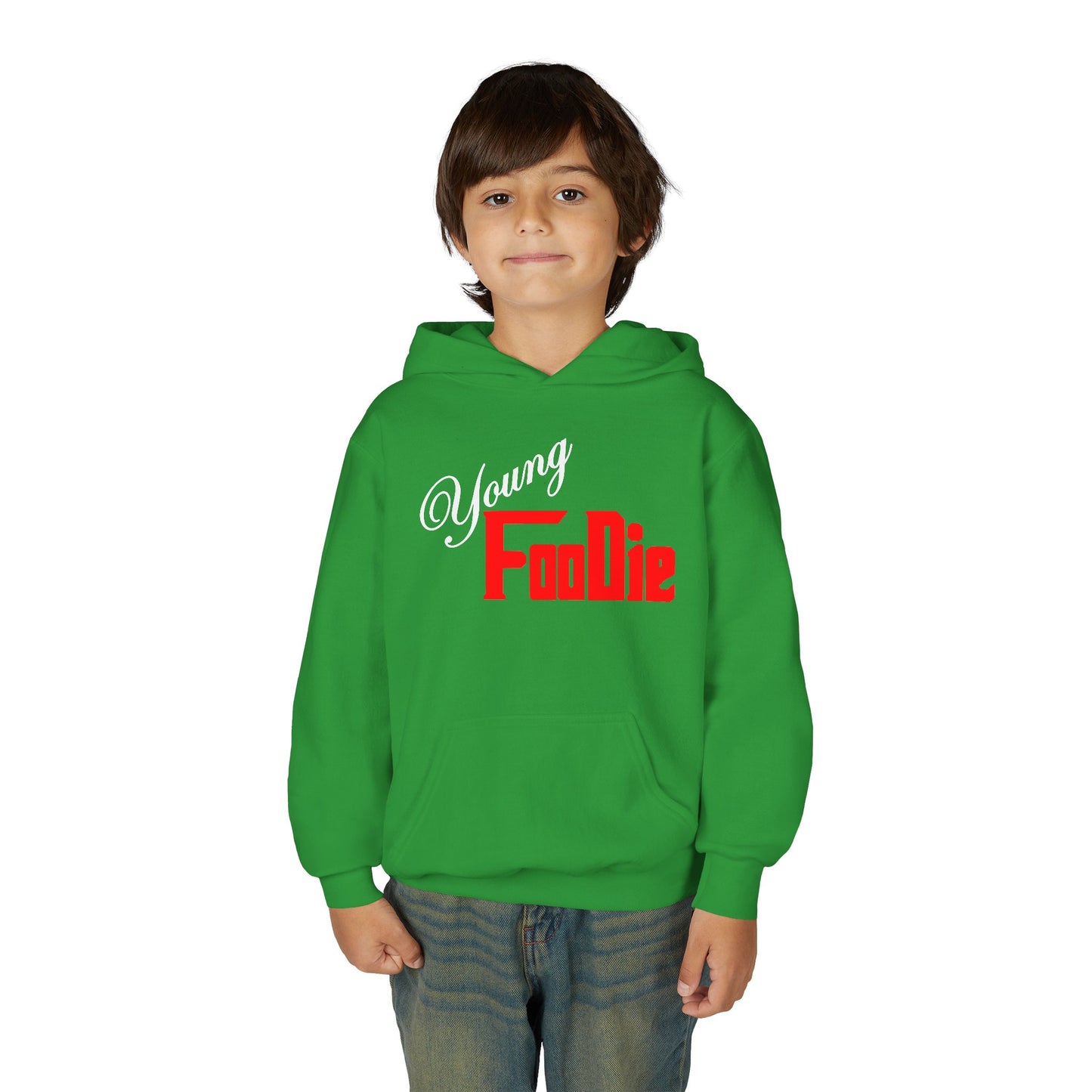 L.O.E.F Young Foodie Youth Hooded Sweatshirt (Fiery Red)