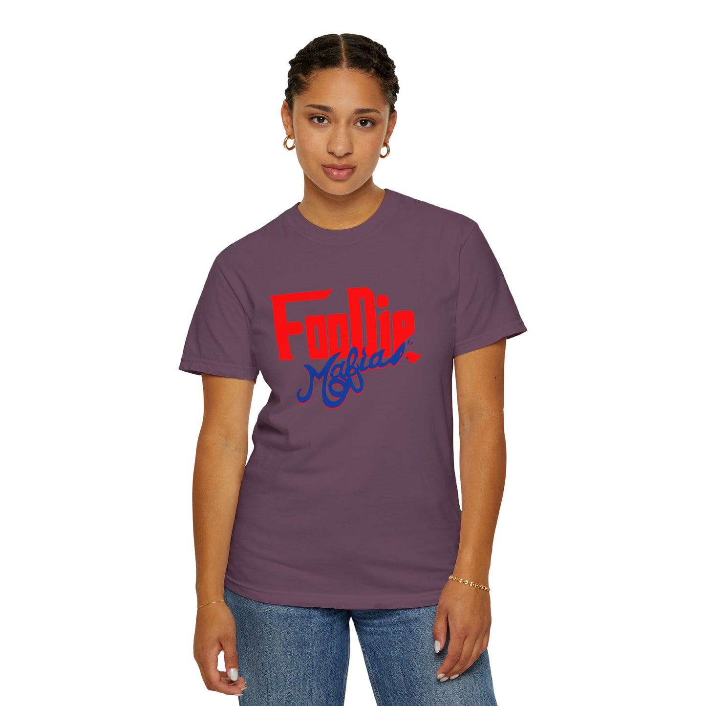 L.O.E.F Red Foodie Mafia Unisex Tee shirt (Cobalt Blue)