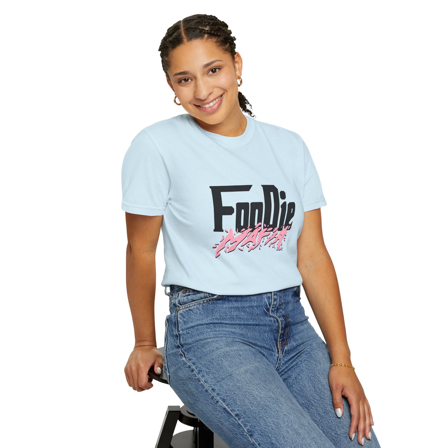 L.O.E.F Foodie Mafia Tee Shirt (Soft Pink)