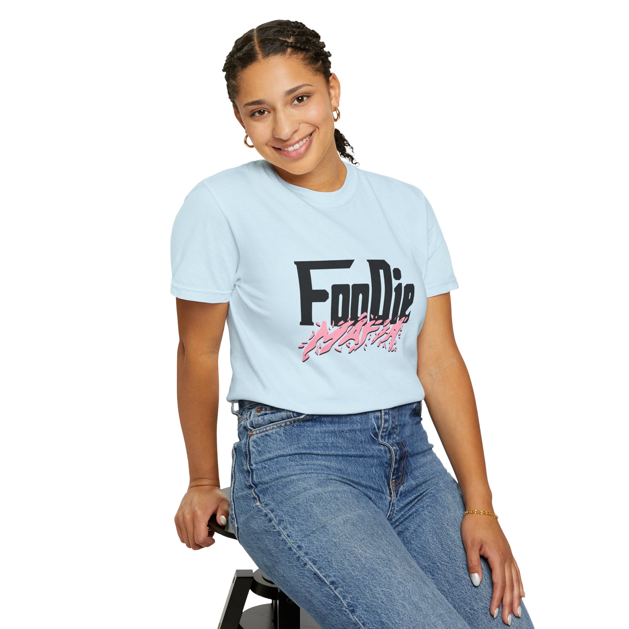 L.O.E.F Foodie Mafia Tee Shirt (Soft Pink)
