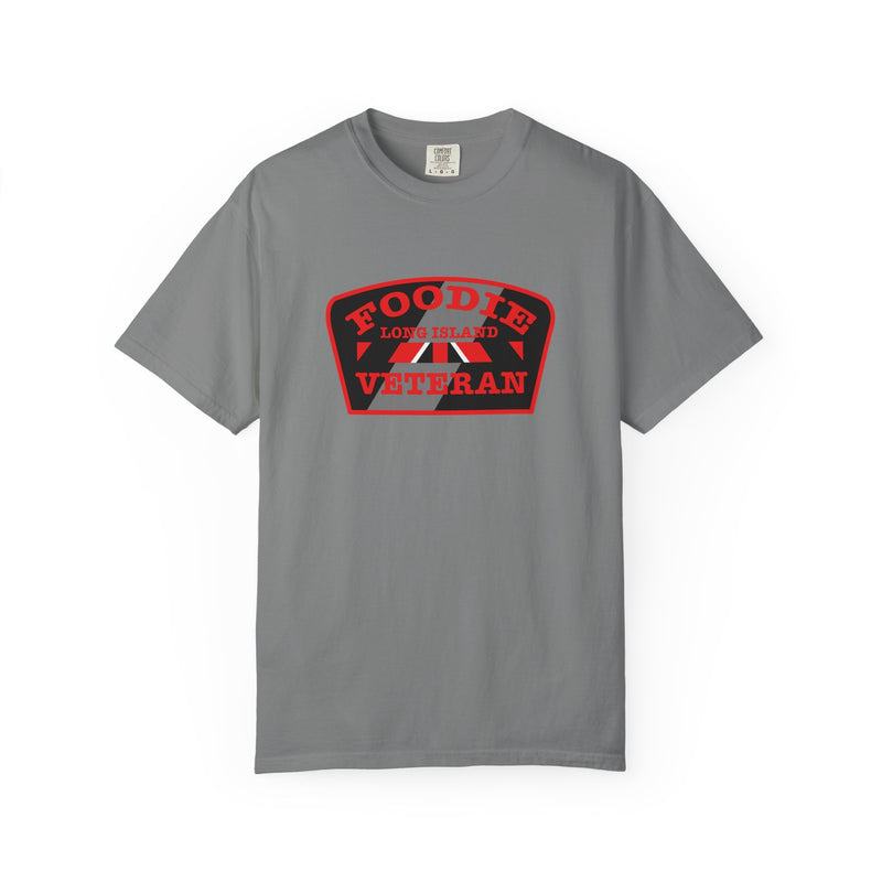 L.O.E.F Foodie Veteran Long Island Unisex Tee Shirt (Red)