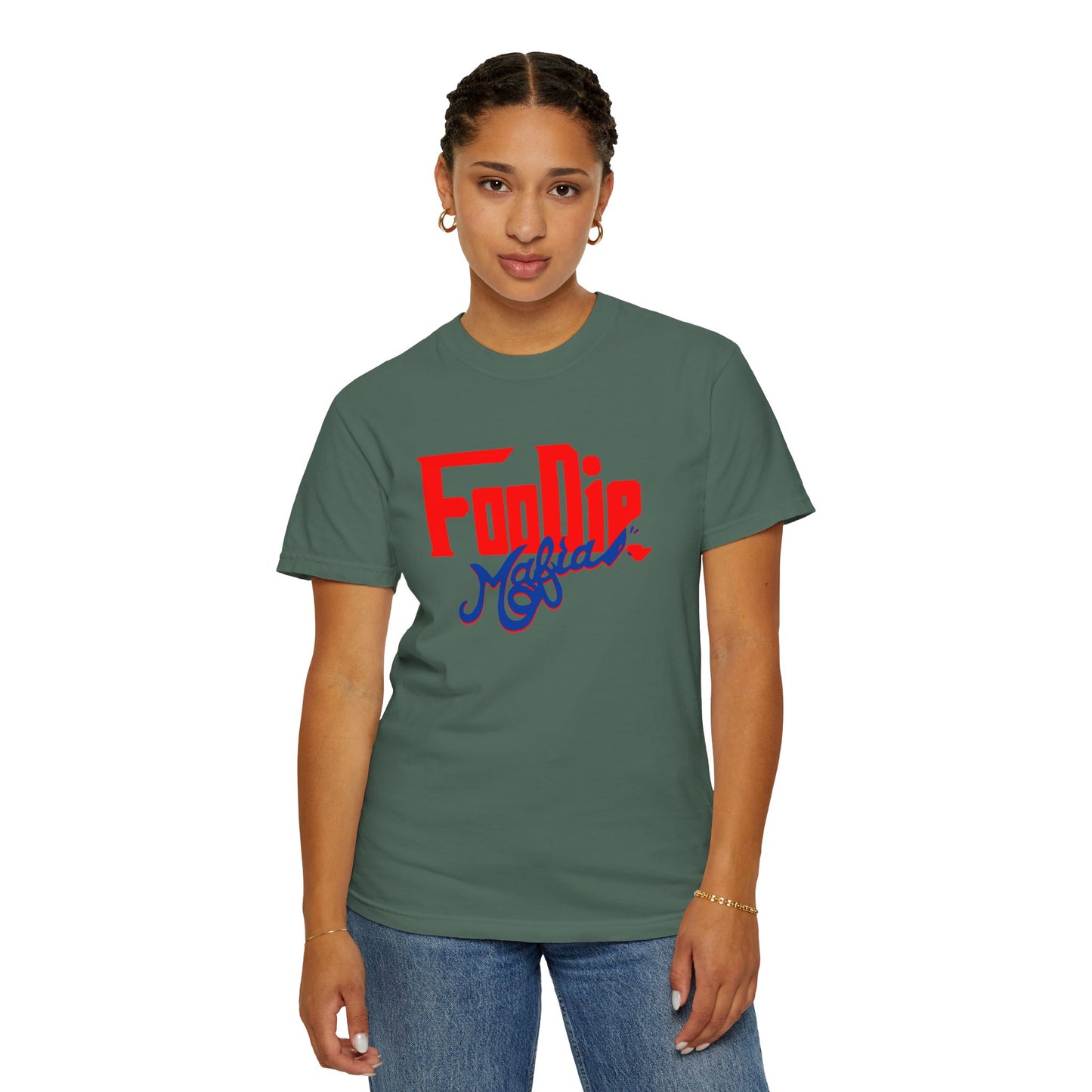 L.O.E.F Red Foodie Mafia Unisex Tee shirt (Cobalt Blue)