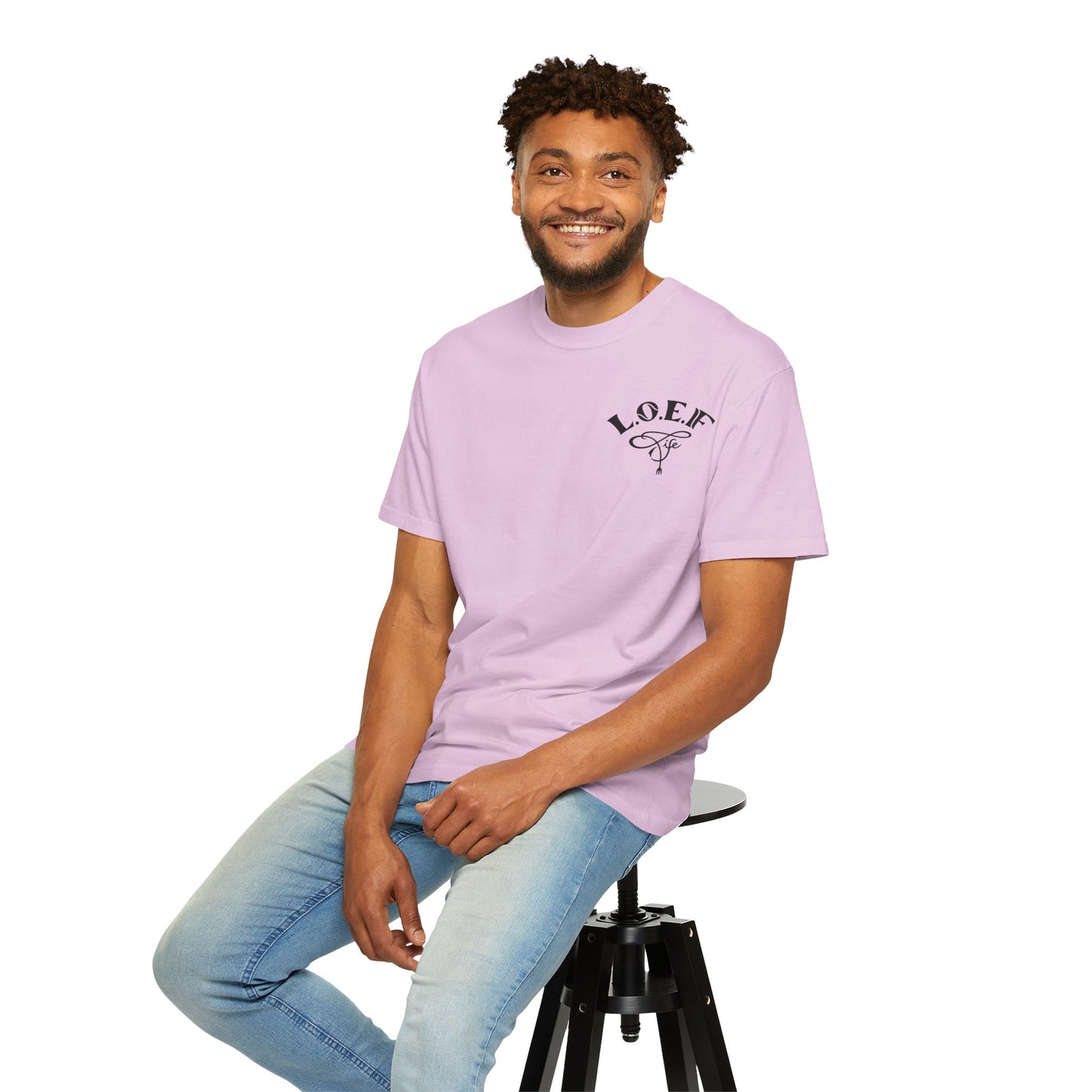 L.O.E.F Foodie 4Life Vegan Unisex Tee Shirt (Neon Green)