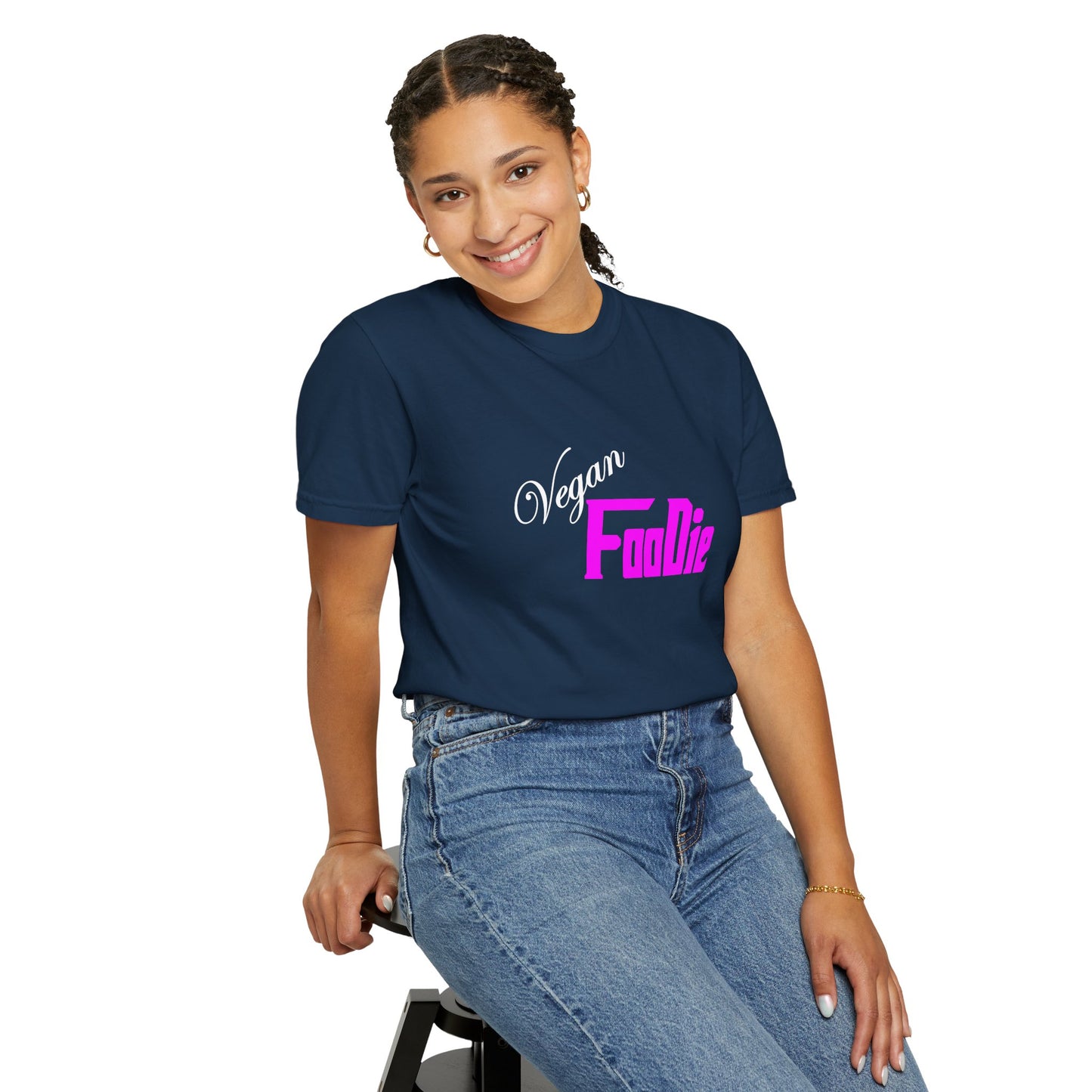 L.O.E.F Unisex Vegan Foodie Tee Shirt (Fuchsia)