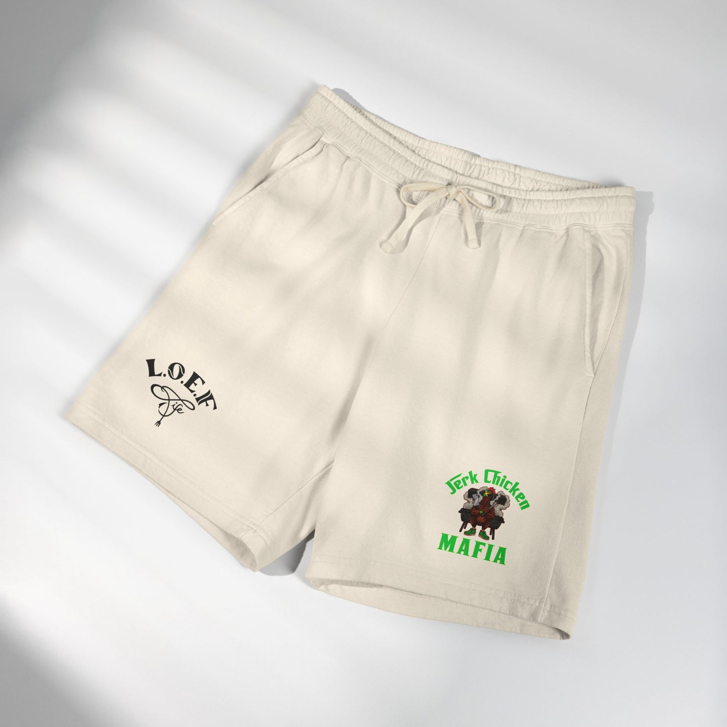 L.O.E.F Jerk Chicken Mafia Sweat Shorts