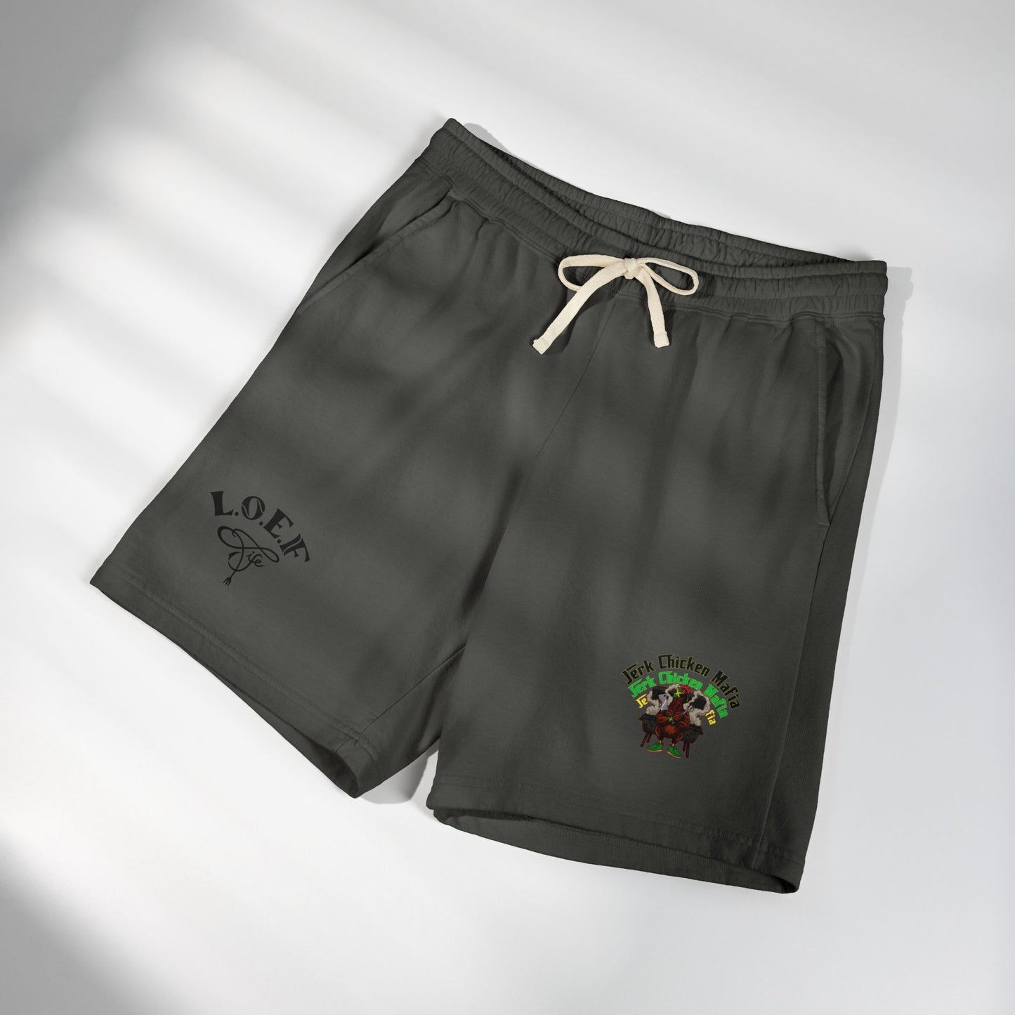 L.O.E.F Jerk Chicken Mafia Sweat Shorts