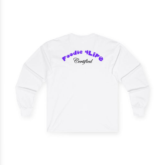 L.O.E.F Foodie 4Life Certified Long Sleeve Tee (Violet)