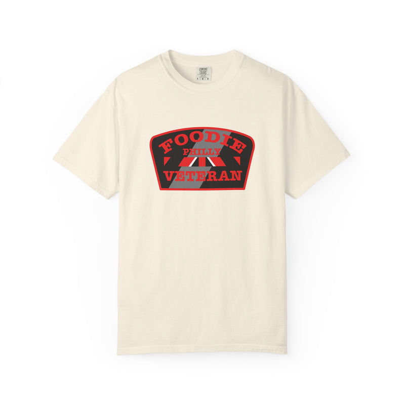 L.O.E.F Foodie Veteran PHILLY Unisex Tee Shirt (Red)