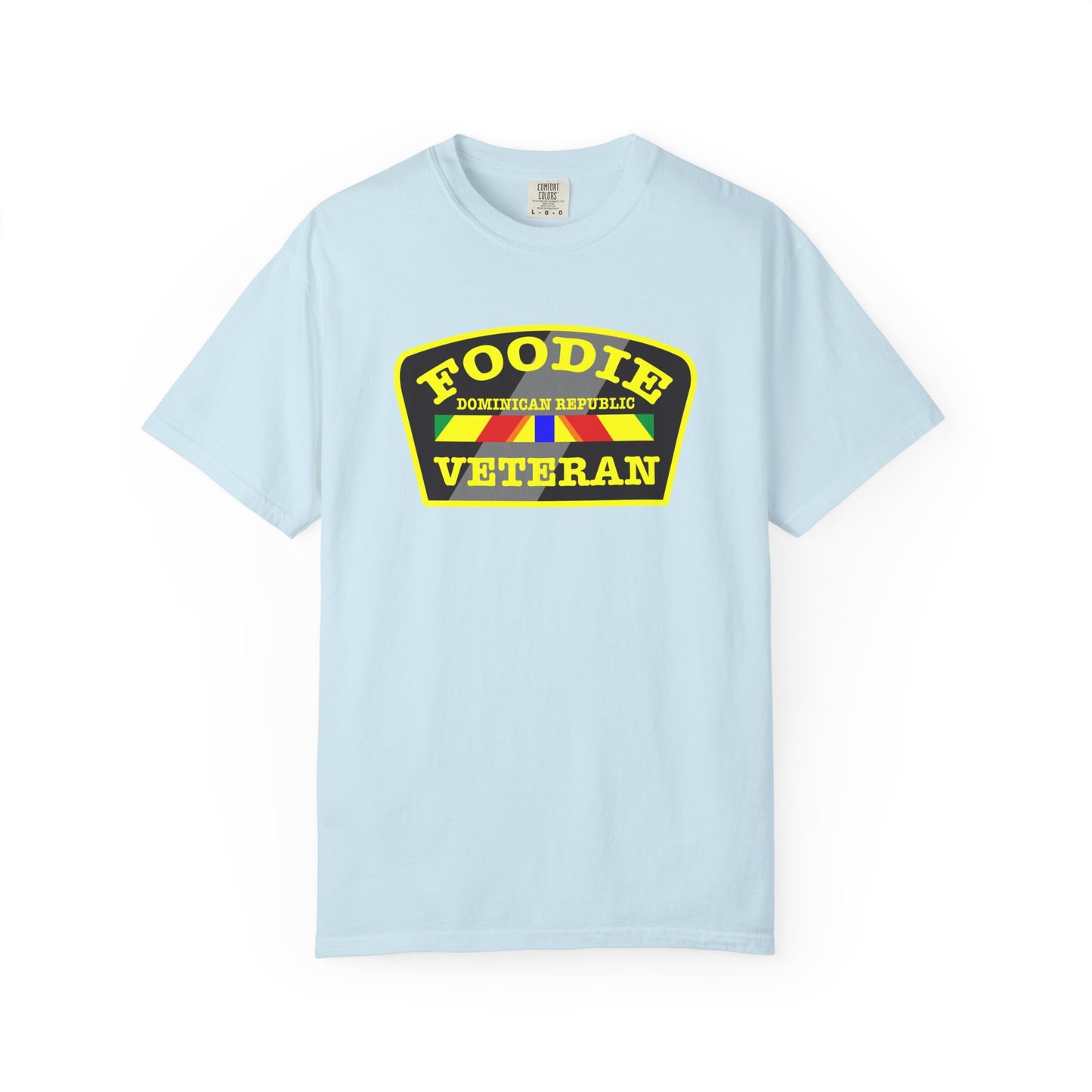 L.O.E.F Foodie Veteran DOMINICAN REPUBLIC Unisex Tee Shirt (Yellow)