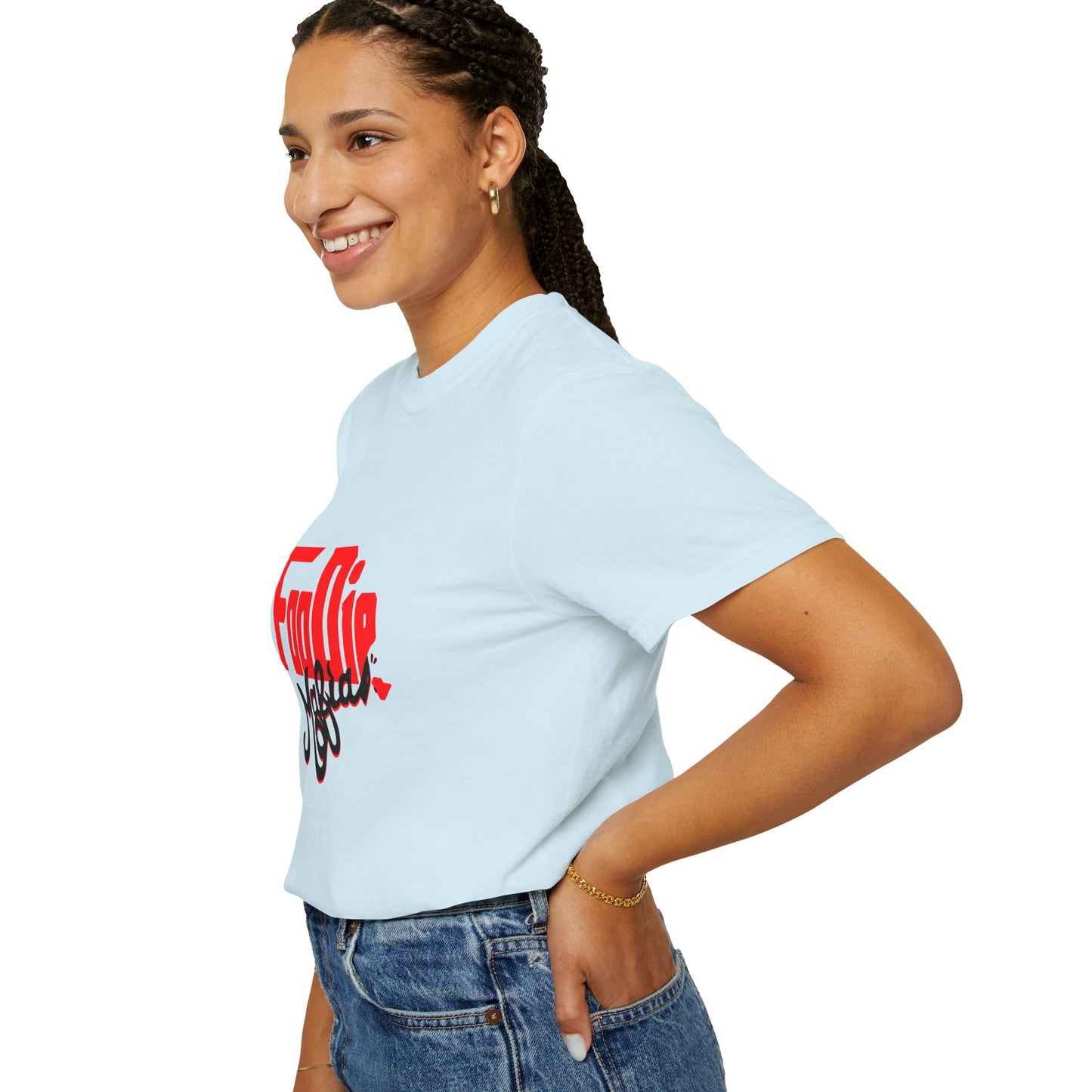 L.O.E.F Red Foodie Mafia Unisex Tee shirt (Black)