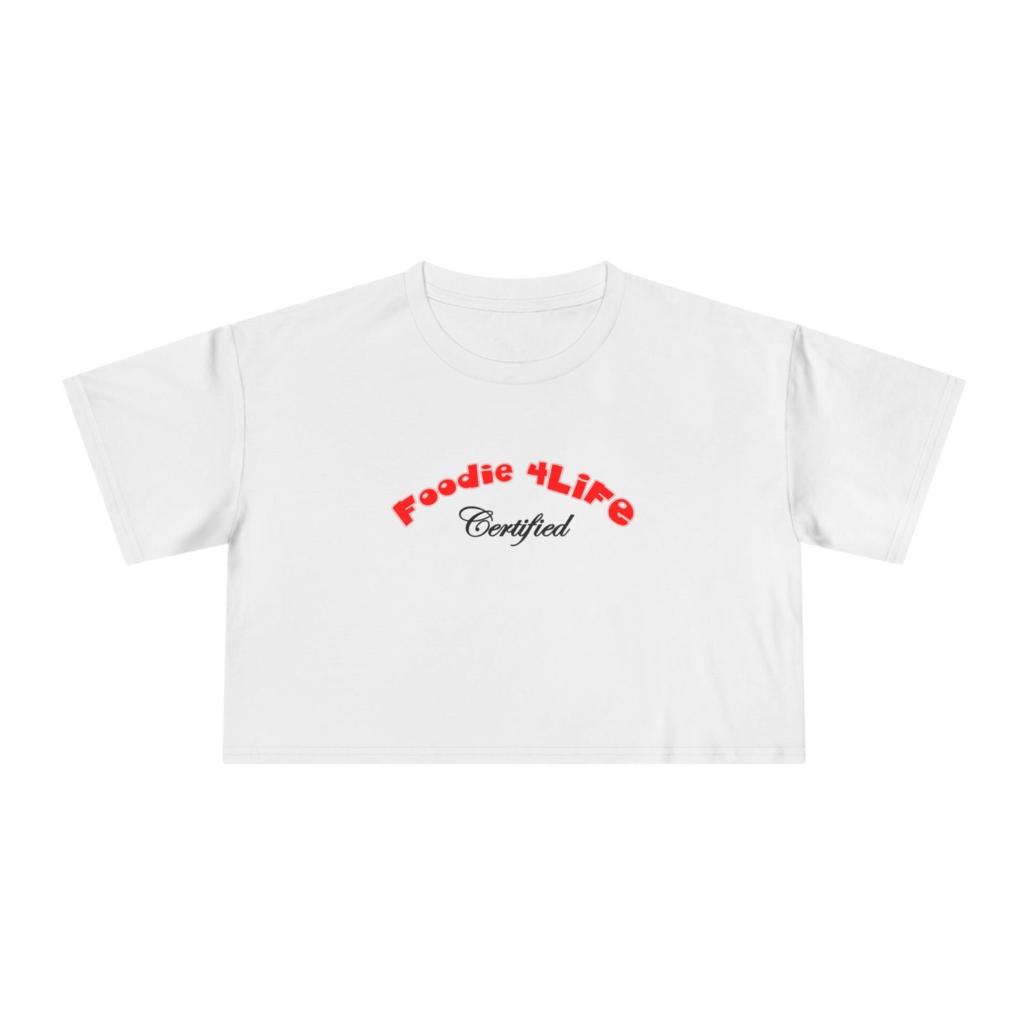 L.O.E.F Foodie 4Life Certified Crop Tee (Fiery Red)