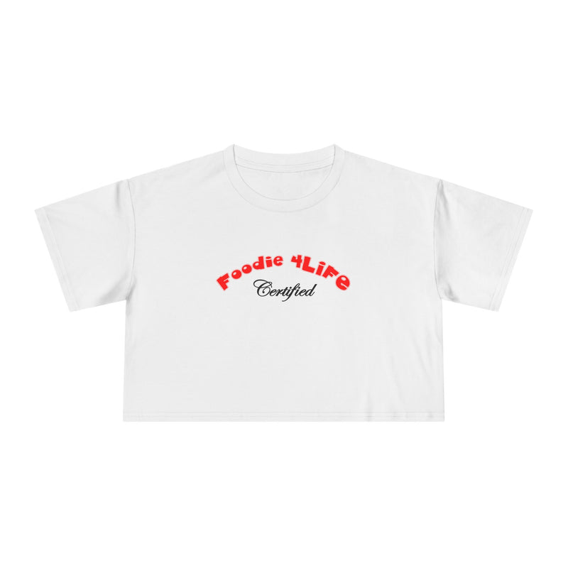 L.O.E.F Foodie 4Life Certified Crop Tee (Fiery Red)
