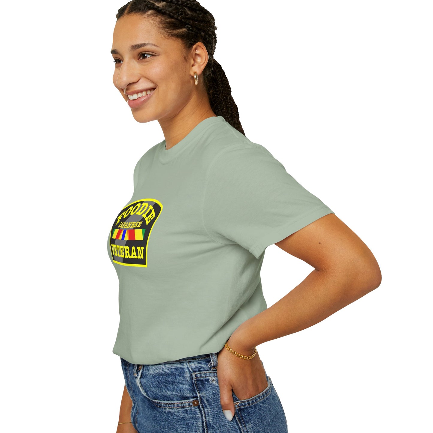 Foodie Veteran Japanese Flag T-Shirt