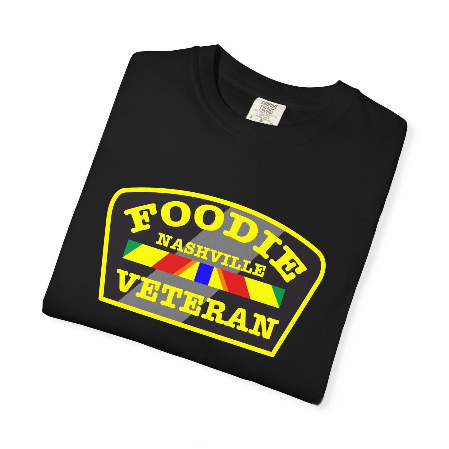 L.O.E.F Foodie Veteran NASHVILLE Unisex Tee Shirt (Yellow)