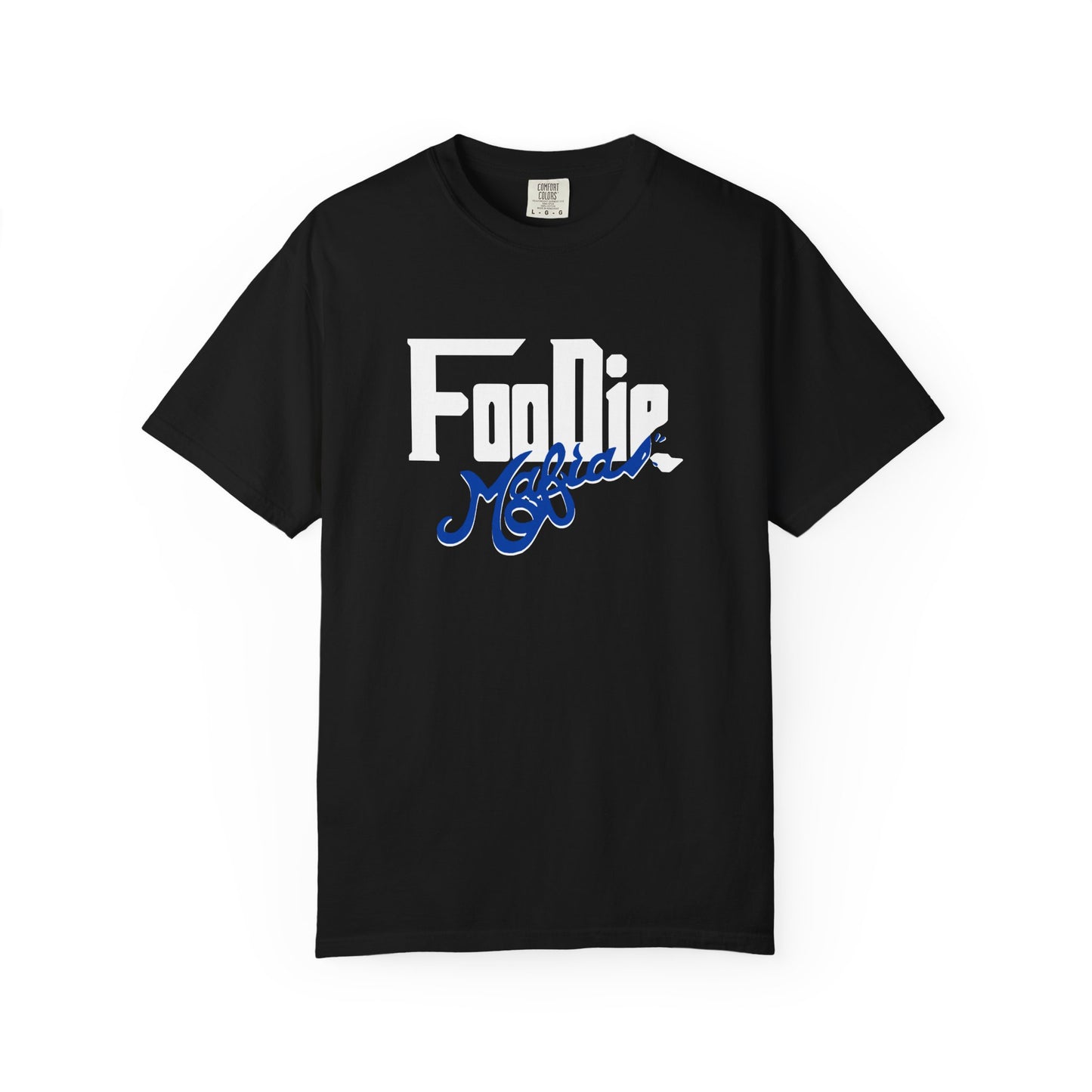 L.O.E.F Foodie Mafia Unisex Tee Shirt  (Dark Blue)