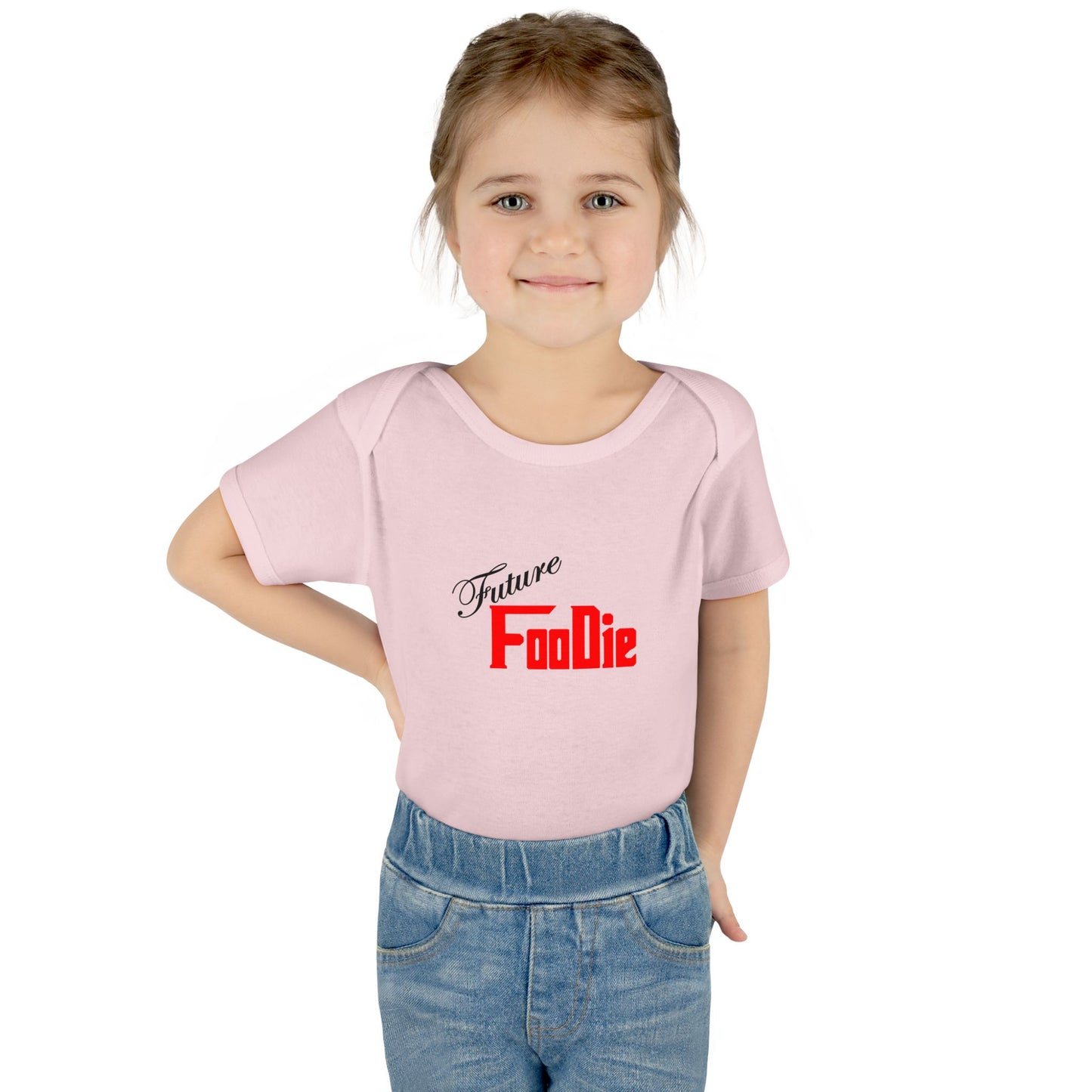 L.O.E.F Future Foodie Toddler Bodysuit (Fiery Red)