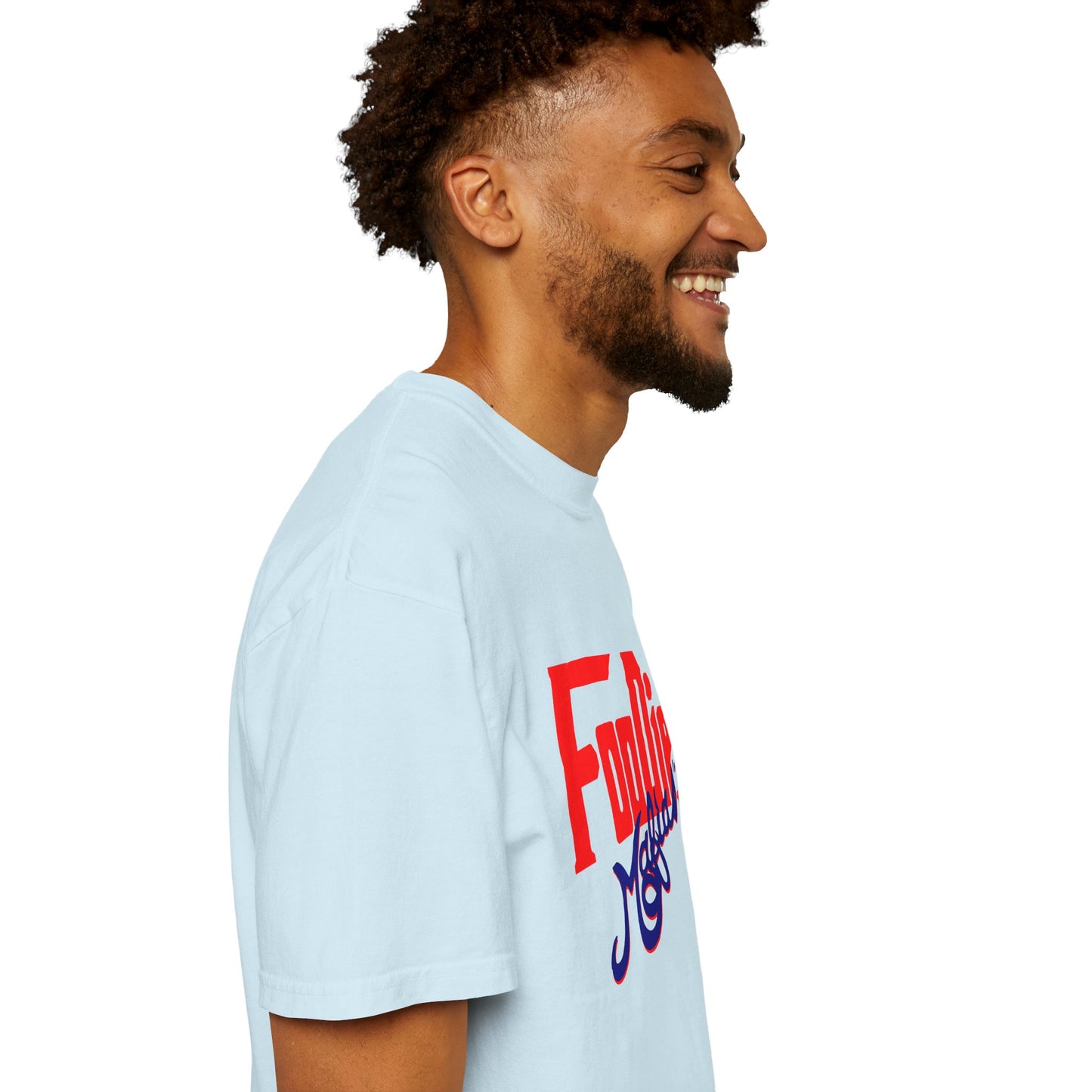 L.O.E.F Red Foodie Mafia Unisex Tee shirt (Dark Blue)