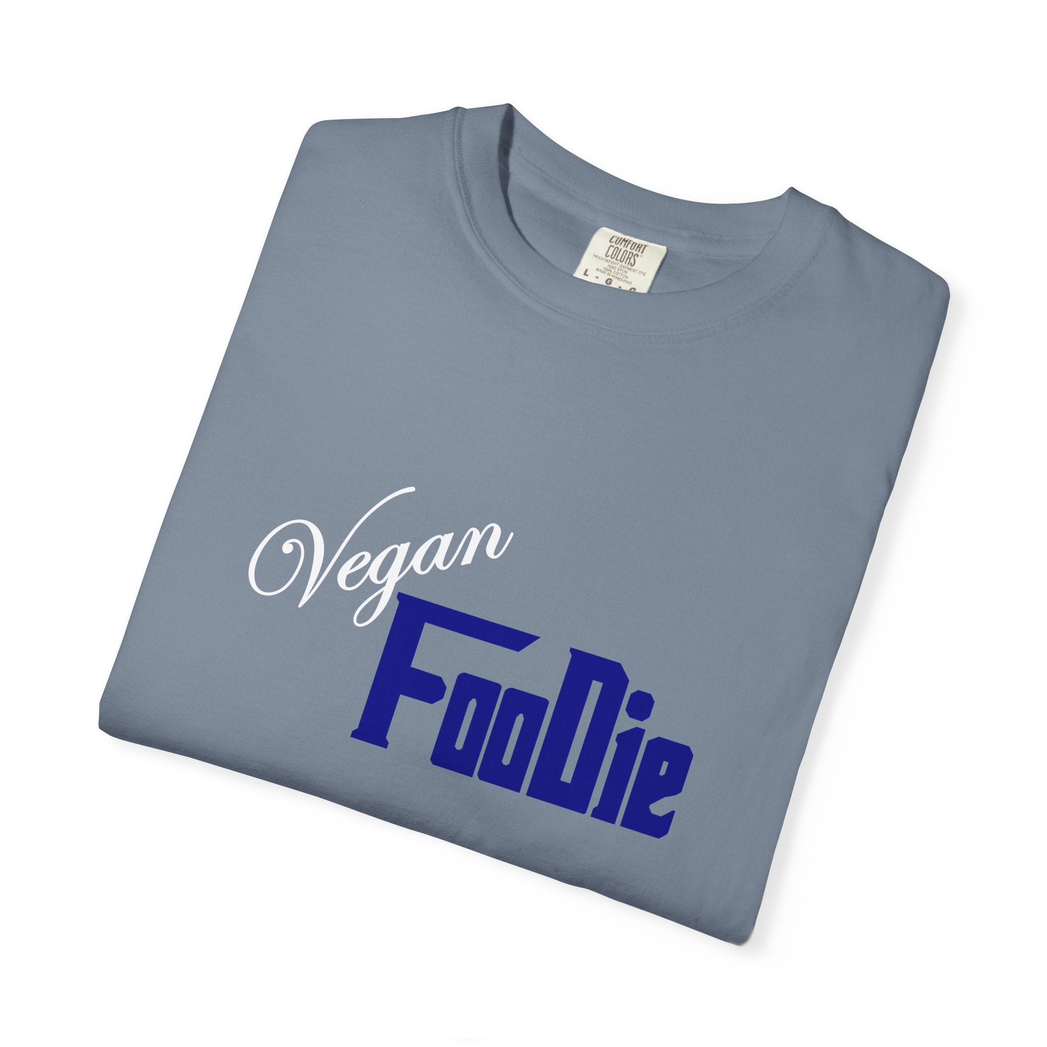 L.O.E.F Unisex Vegan Foodie Tee Shirt (Dark Blue)