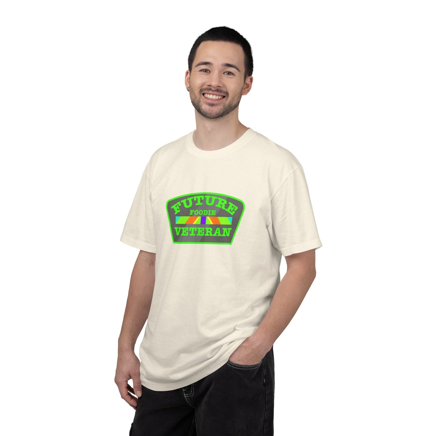 L.O.E.F Future Foodie Veteran Tee Shirt  (Neon Green)