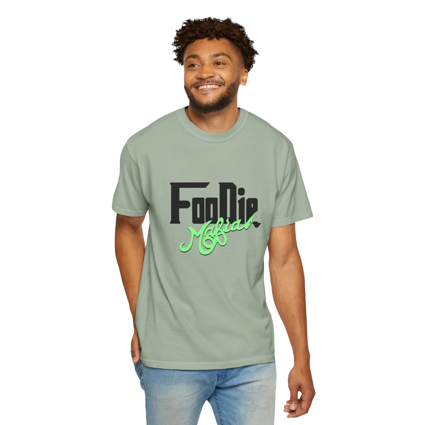 L.O.E.F Foodie Mafia Unisex Tee shirt (Mint Green)