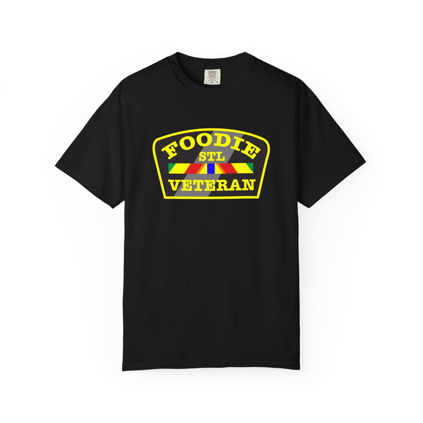 L.O.E.F Foodie Veteran STL Unisex Tee Shirt (Yellow)
