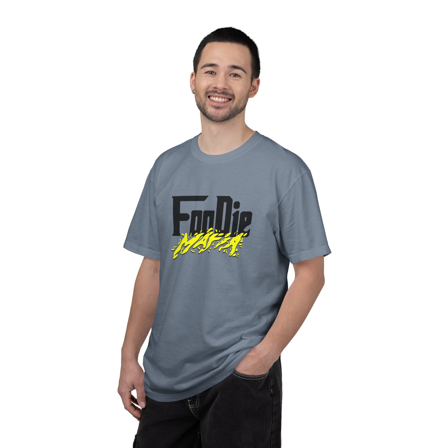 L.O.E.F Foodie Mafia Unisex Tee Shirt (Bright Yellow)