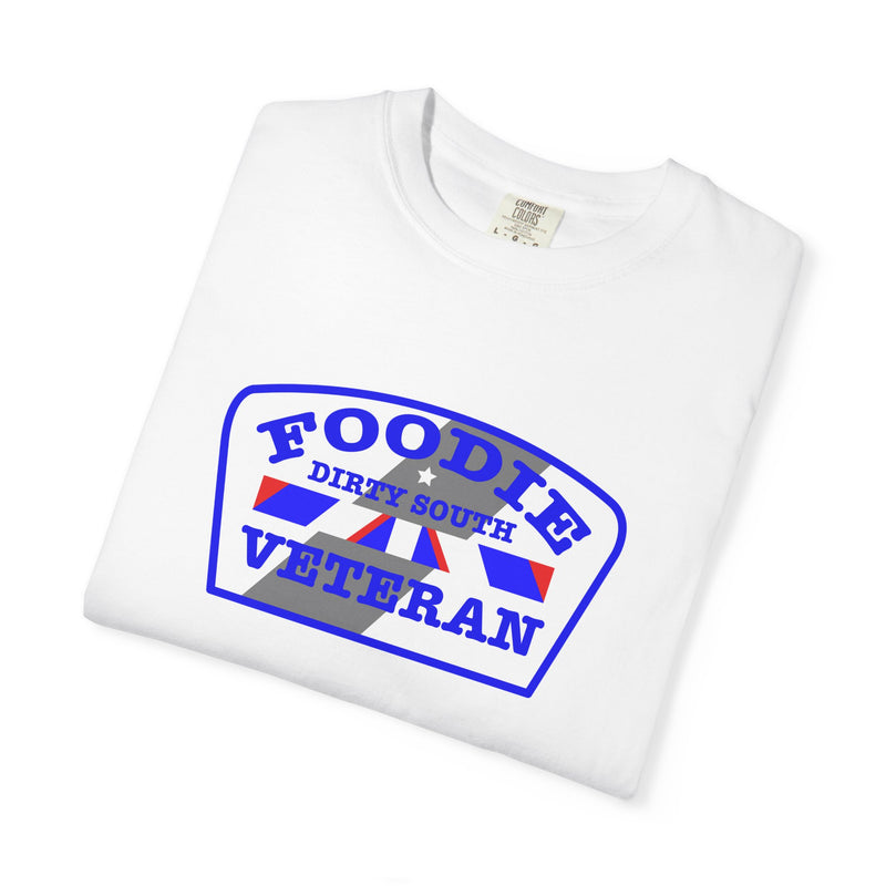L.O.E.F Foodie Veteran DIRTY SOUTH Unisex Tee Shirt (Blue)