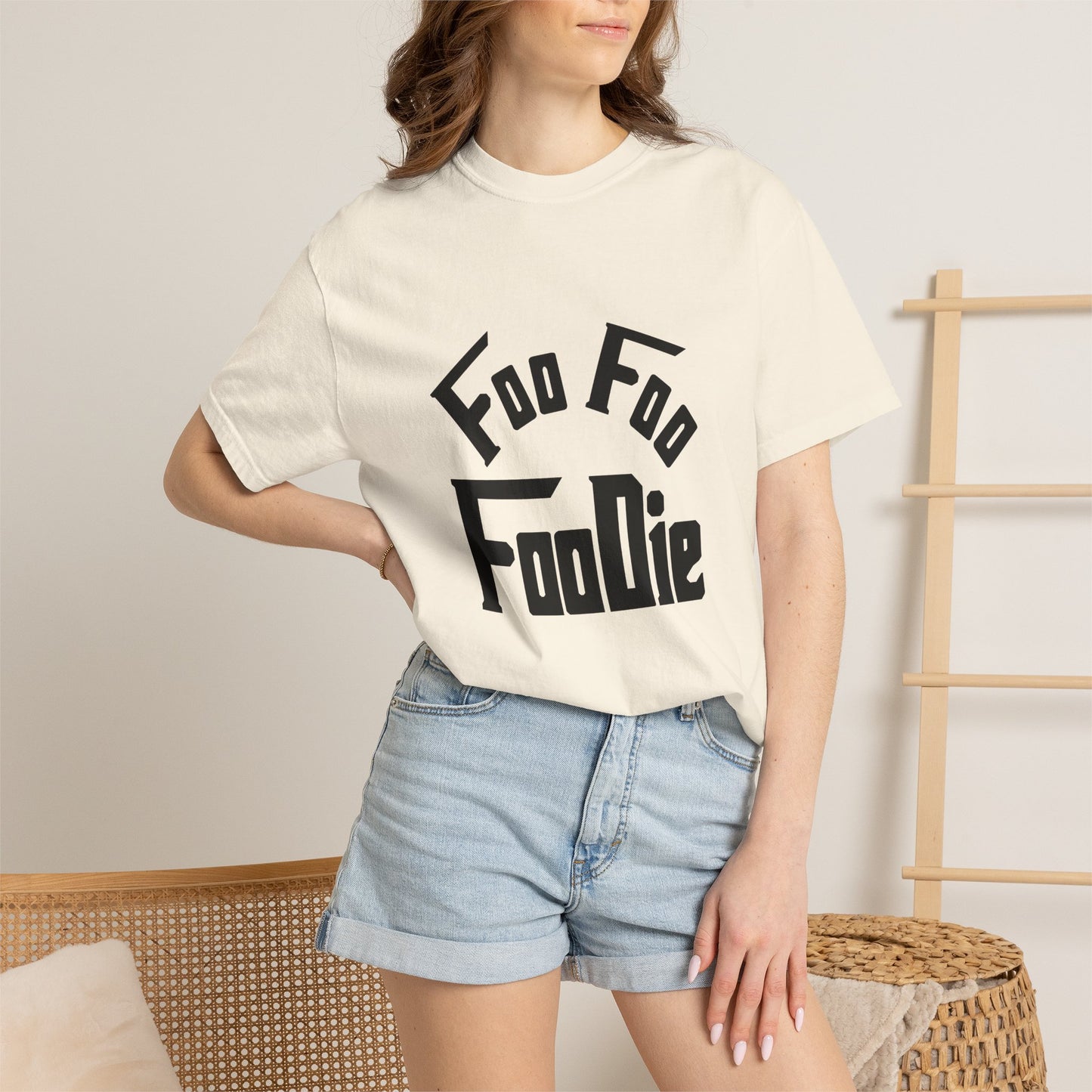 L.O.E.F FOO FOO FOODIE Unisex Tee shirt(Black)