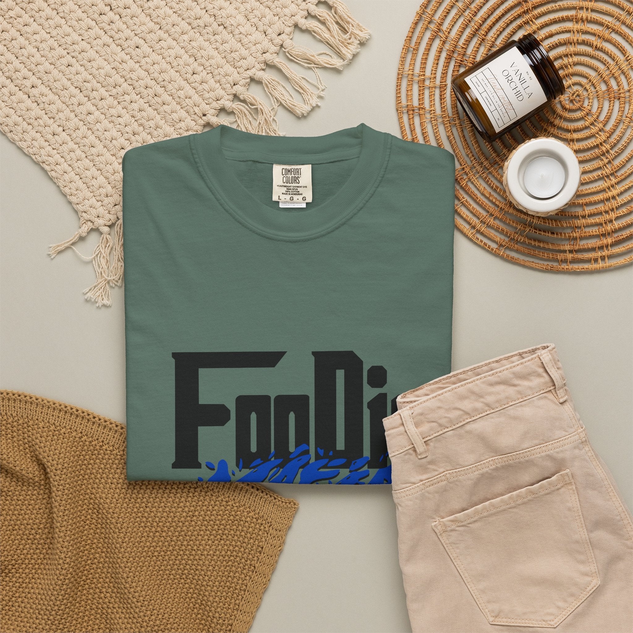 L.O.E.F Foodie Mafia Tee Shirt (Cobalt Blue)