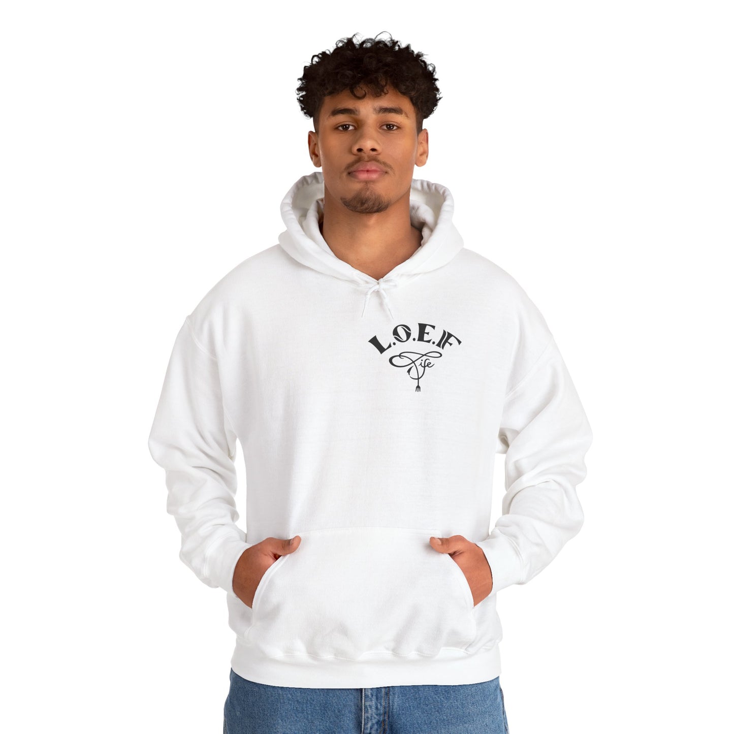 L.O.E.F Foodie 4Life Vegan Hoodie (Fuchsia)