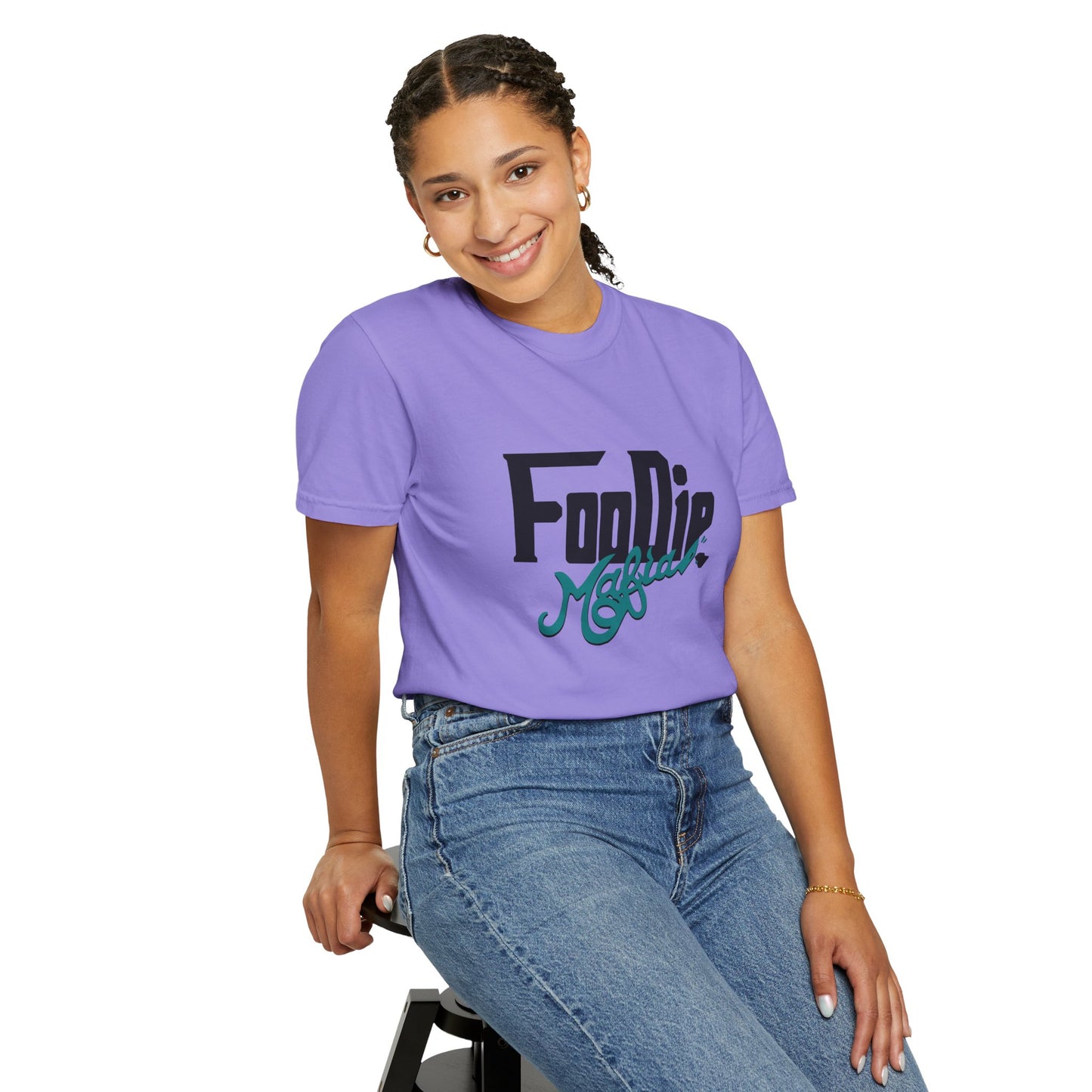 L.O.E.F Foodie Mafia Unisex Tee shirt (Teal)