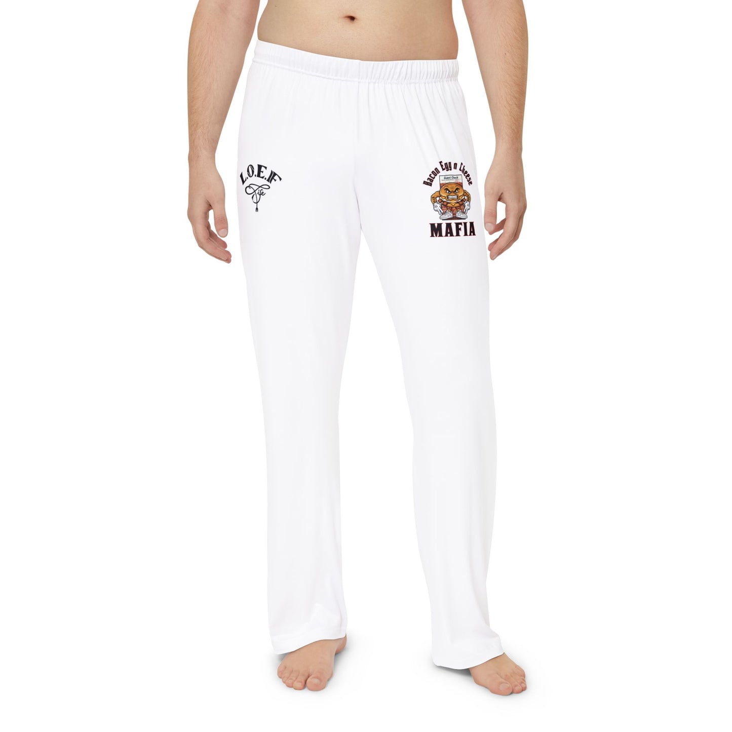 L.O.E.F Bacon Egg n Cheese Mafia Pajamas Pants