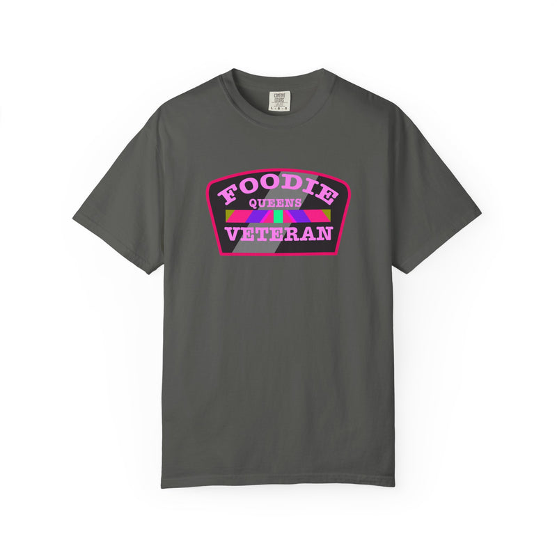 L.O.E.F Foodie Veteran QUEENS Unisex Tee Shirt (Pink)
