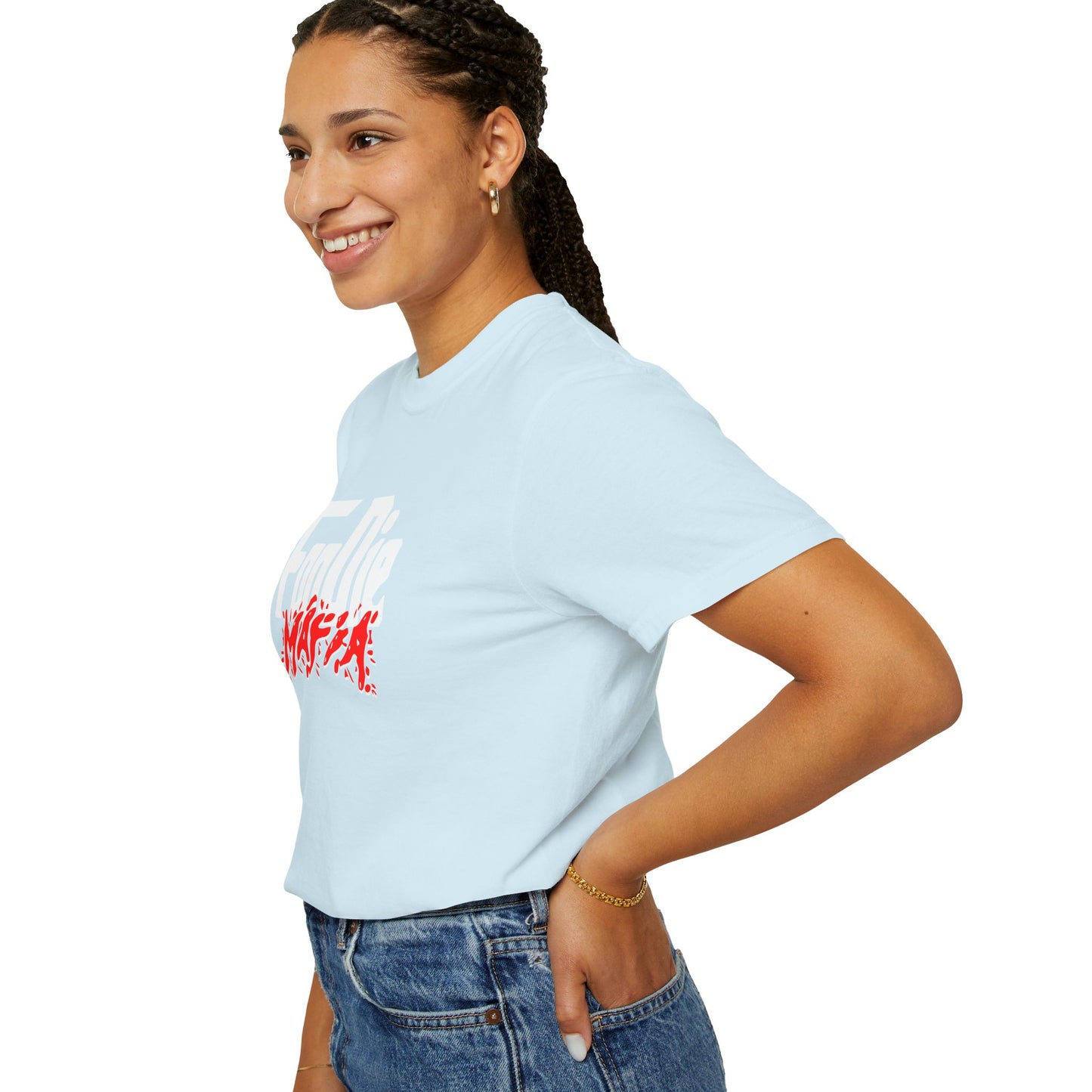 L.O.E.F Foodie Mafia Unisex Tee Shirt  (Red)