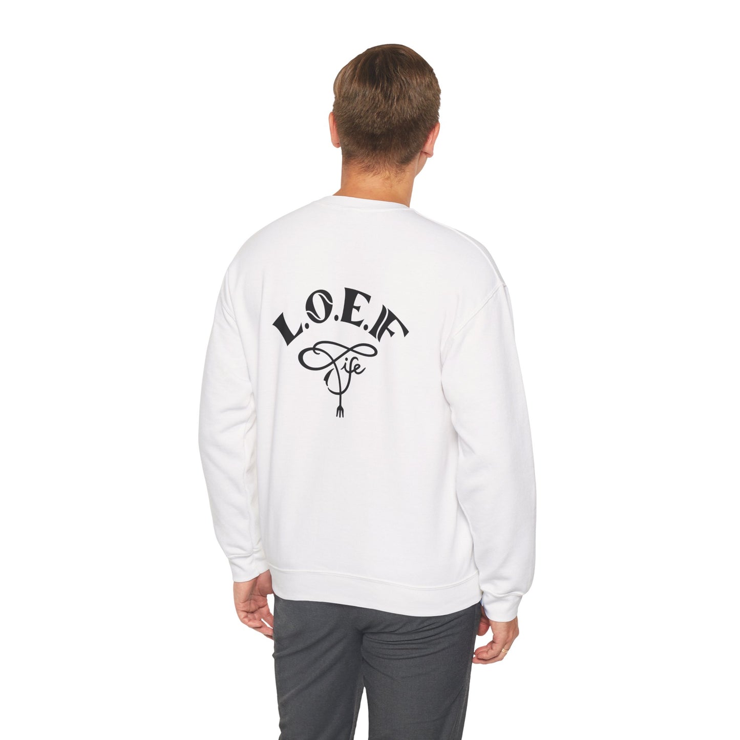 L.O.E.F Foodie 4Life Certified Sweatshirt (Dark Blue)