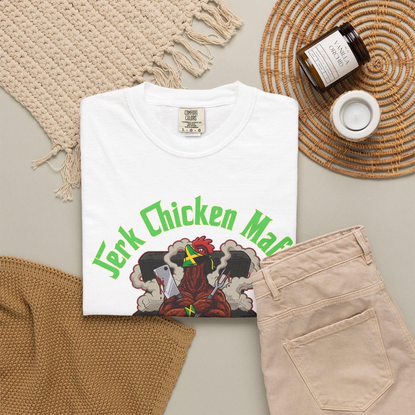 L.O.E.F Jerk Chicken Mafia Unisex Tee Shirt