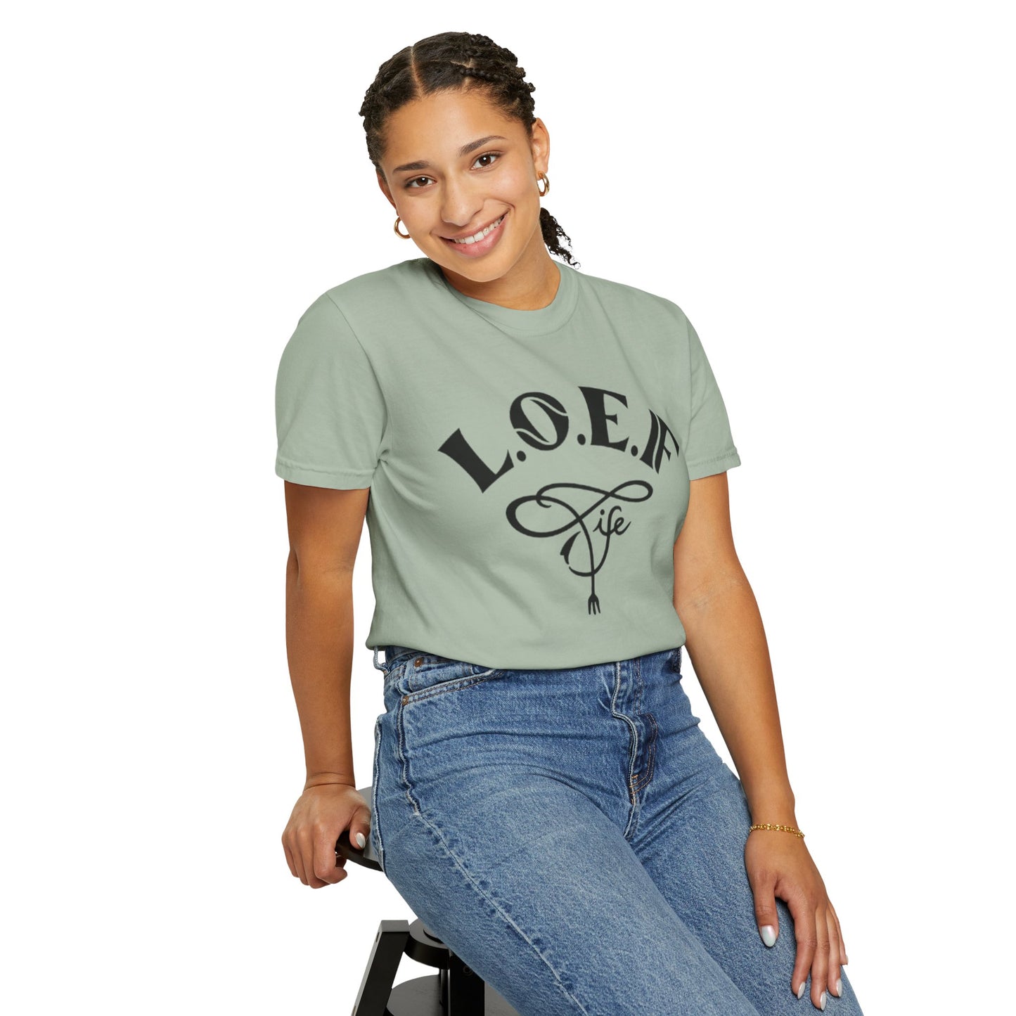 L.O.E.F Life Unisex Tee Shirt (Black)