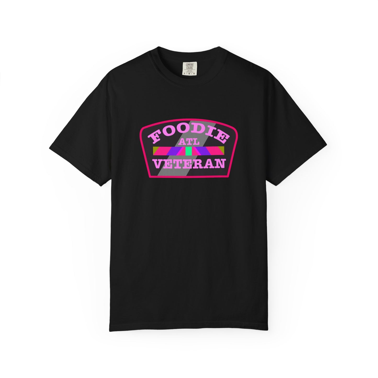 L.O.E.F Foodie Veteran ATL Unisex Tee Shirt (Pink)