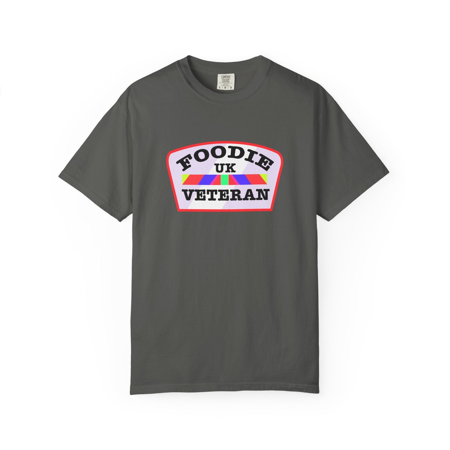 L.O.E.F Foodie Veteran UK Unisex Tee Shirt (Soft Pink)