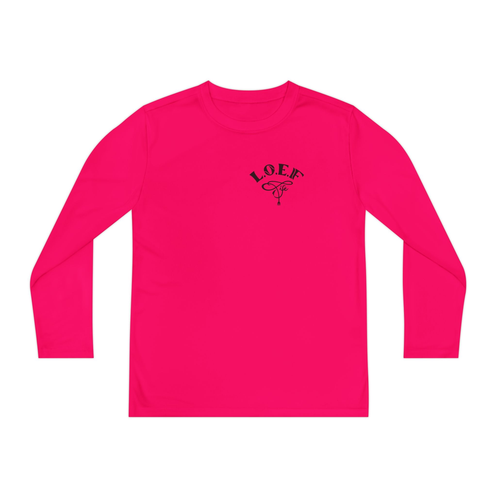 L.O.E.F Foodie 4Life Young Long Sleeve Tee  (Sky Blue)