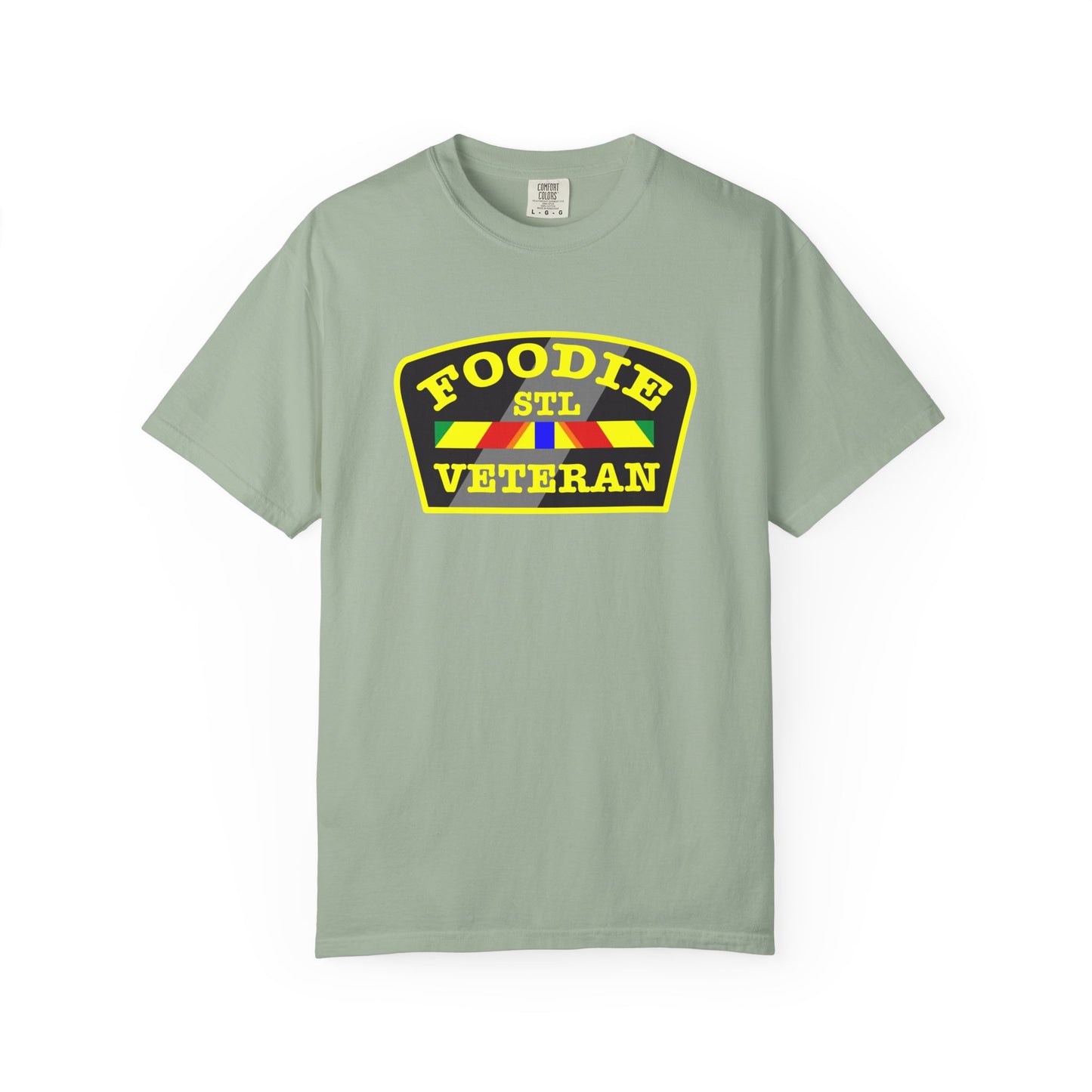 L.O.E.F Foodie Veteran STL Unisex Tee Shirt (Yellow)