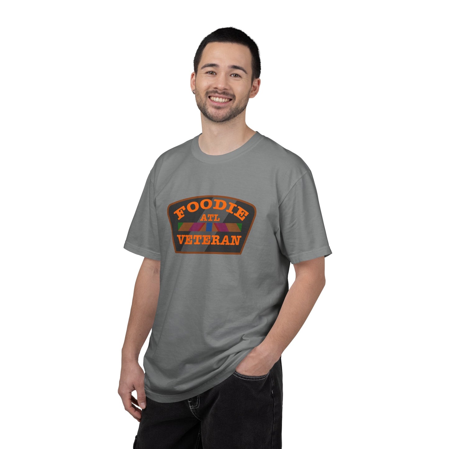L.O.E.F Foodie Veteran ATL Unisex Tee Shirt (Orange)